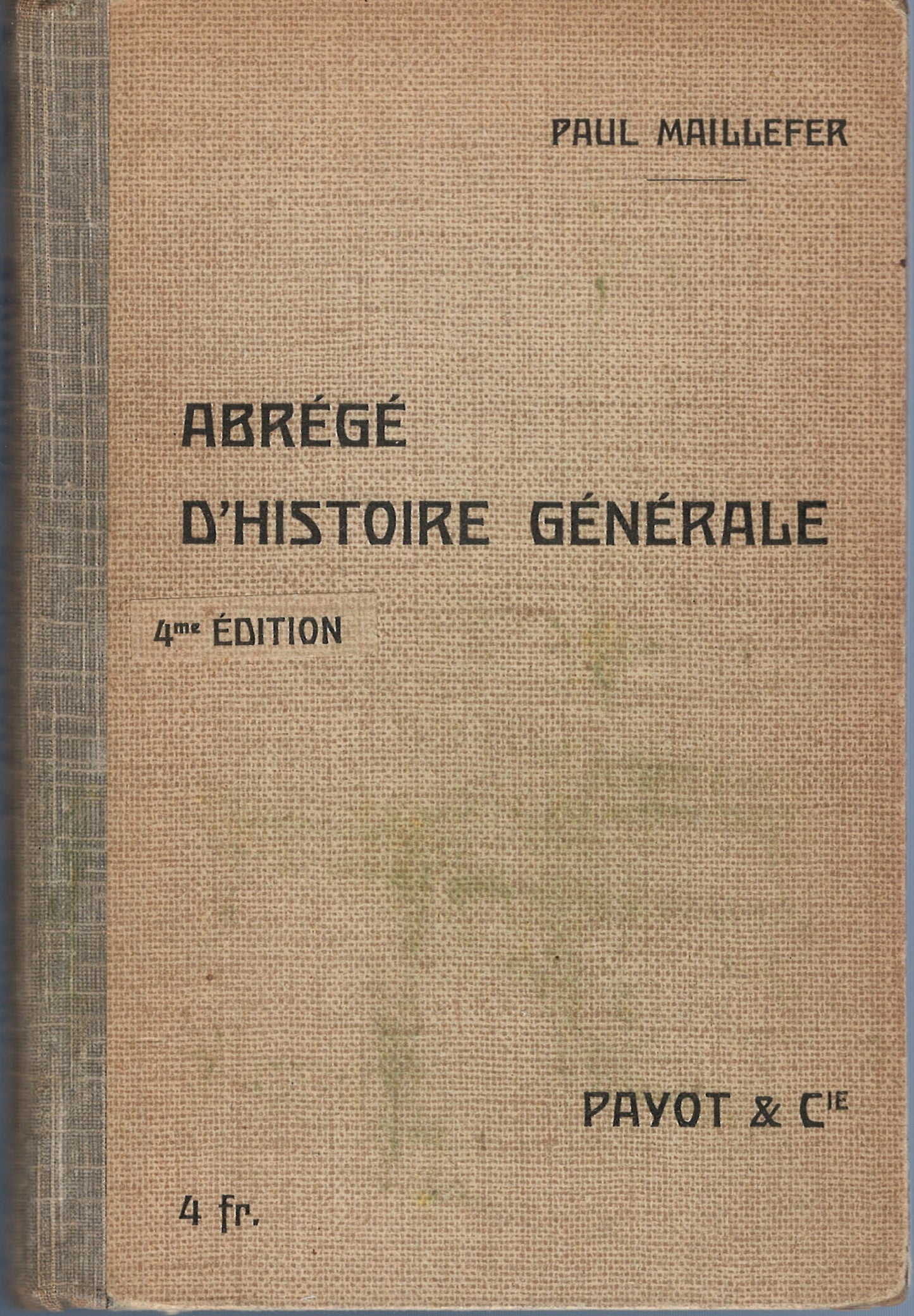 Paul Maillefer - Abrégé d'histoire générale