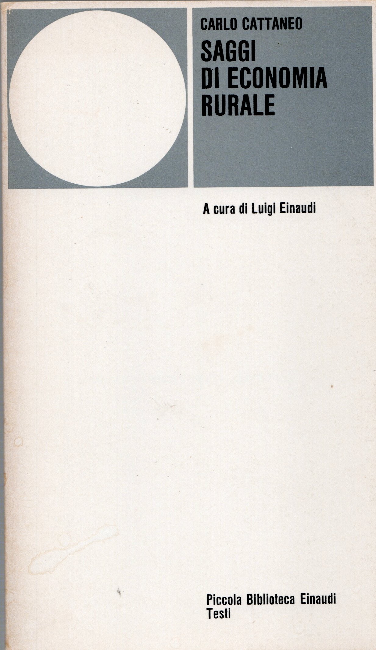 Carlo Cattaneo - Saggi di economia rurale