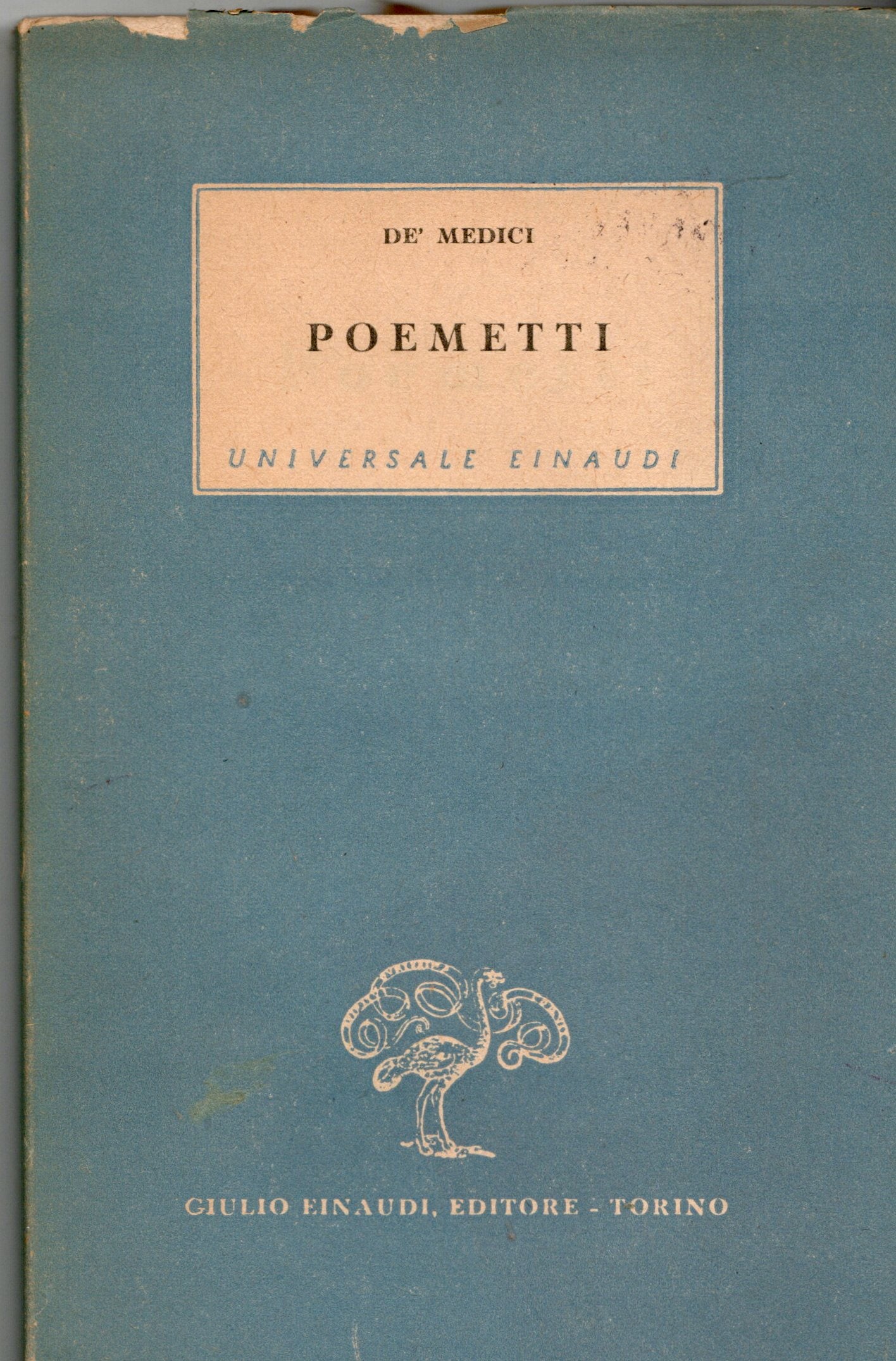De Medici - Poemetti