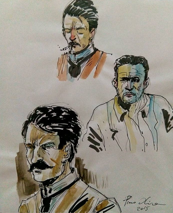 disegno originale Pino Oliva (studi)