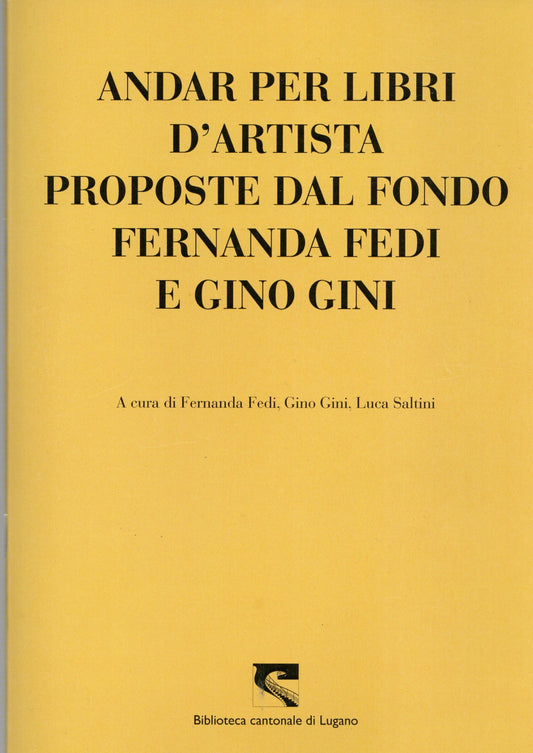Andar per libri d'artista