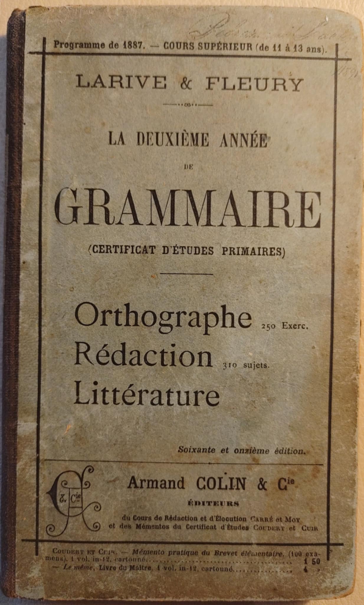Larive/Fleury - Grammaire 2ème année